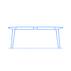 Furniture Benches Bora Bora Bench Long Outline Icon Svg Set, Free Vectors File